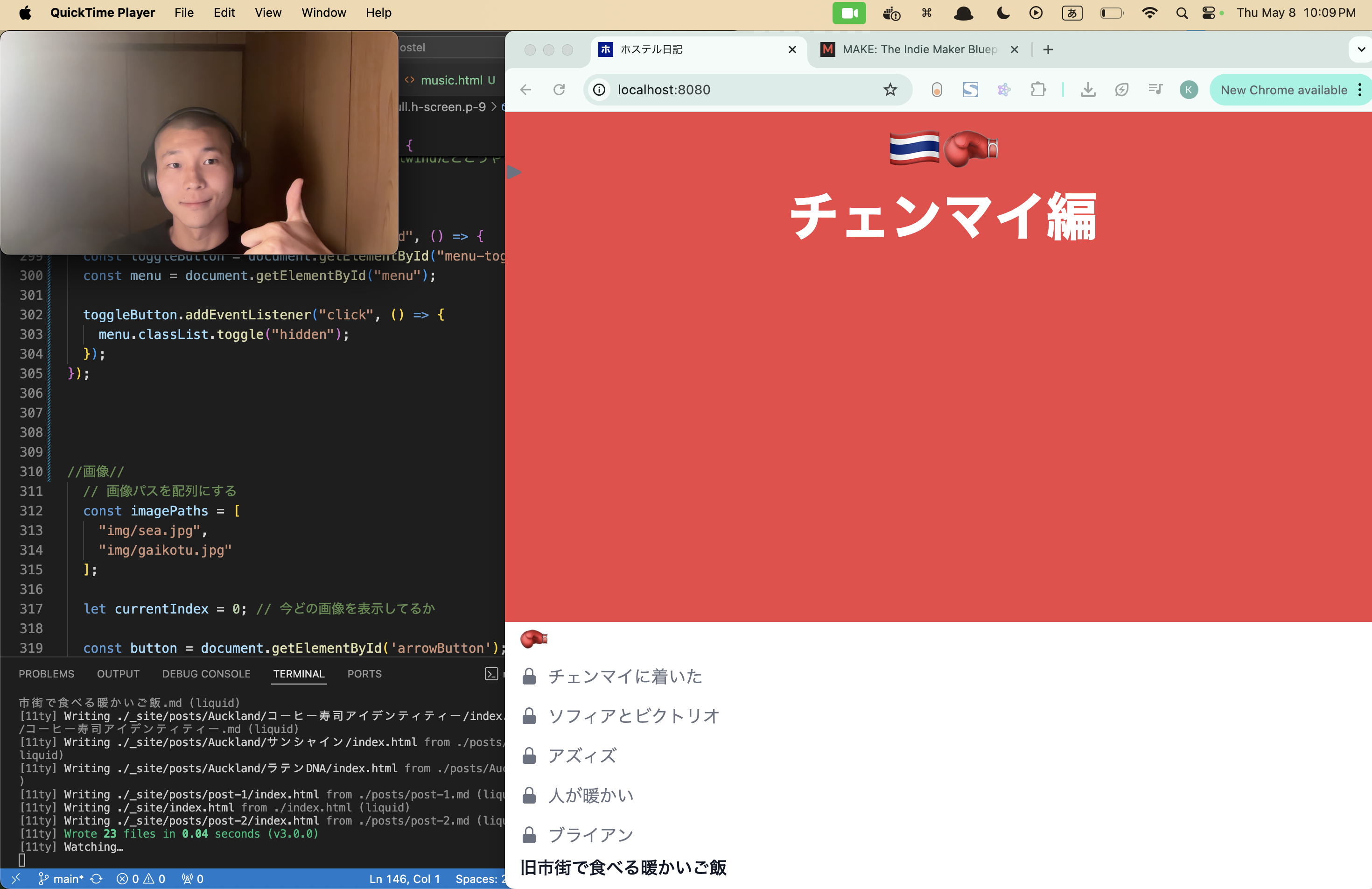 ホステル日記の裏側